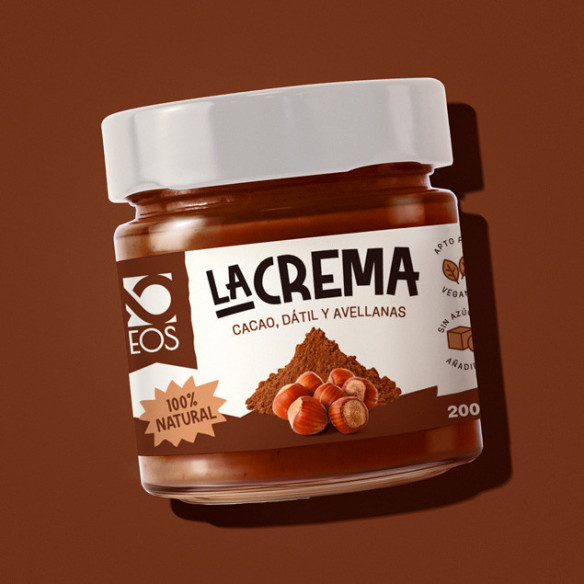 Crema cacao, avellana y dátil