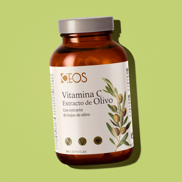 Vitamina C con extracto de olivo - 70 cápsulas