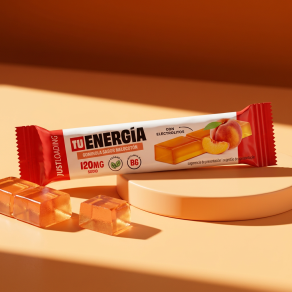 gummypower peach electrolytes bar